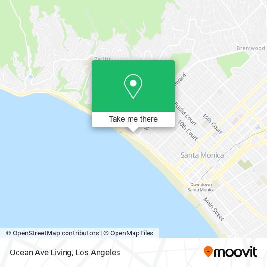 Ocean Ave Living map