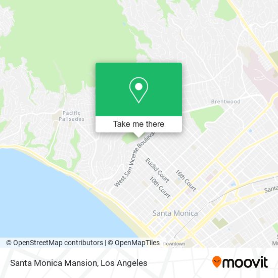 Santa Monica Mansion map