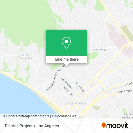 Mapa de Del Vaz Projects