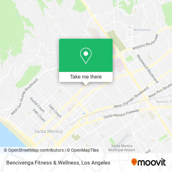 Bencivenga Fitness & Wellness map