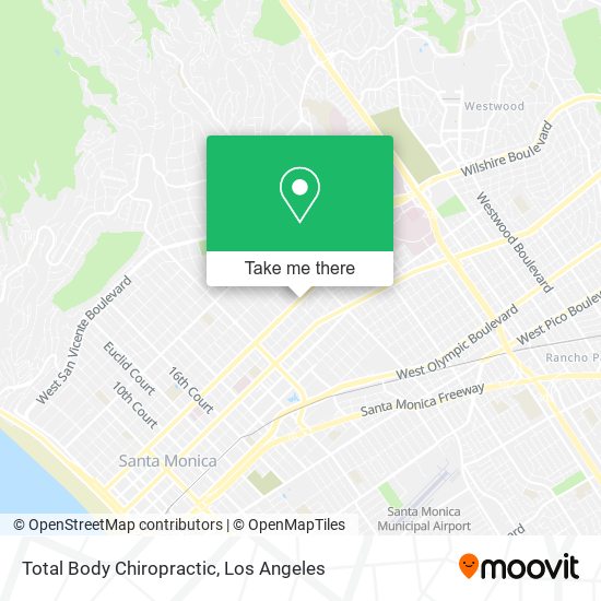 Mapa de Total Body Chiropractic