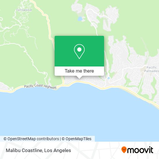 Malibu Coastline map