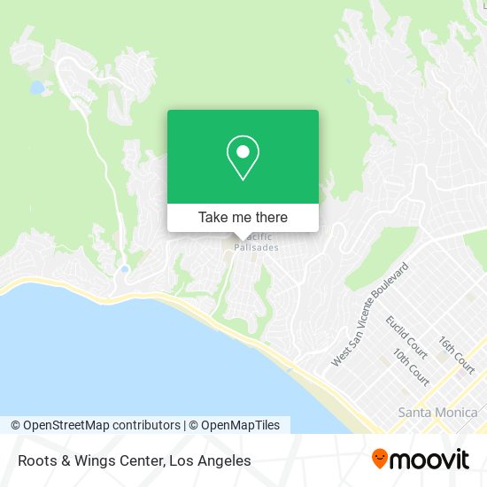 Mapa de Roots & Wings Center