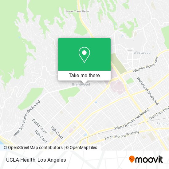 Mapa de UCLA Health