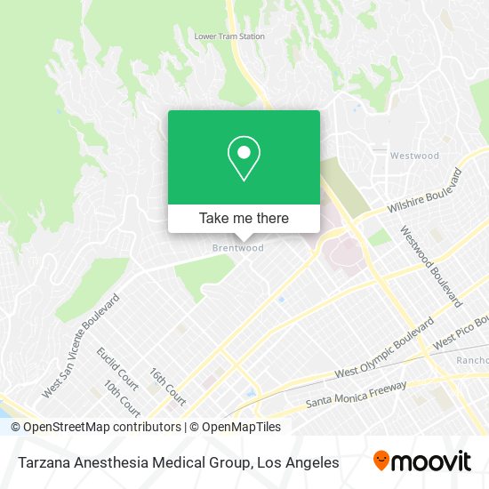 Tarzana Anesthesia Medical Group map