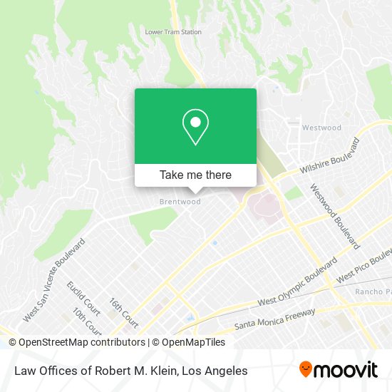 Law Offices of Robert M. Klein map