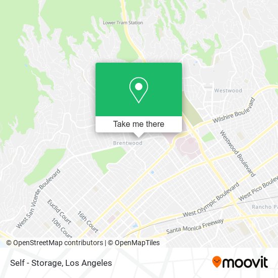 Mapa de Self - Storage