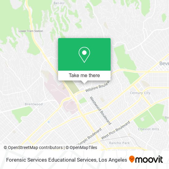Forensic Services Educational Services map