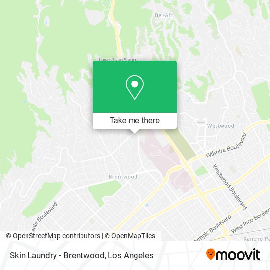 Skin Laundry - Brentwood map