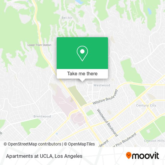 Mapa de Apartments at UCLA