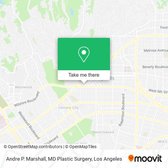 Mapa de Andre P. Marshall, MD Plastic Surgery