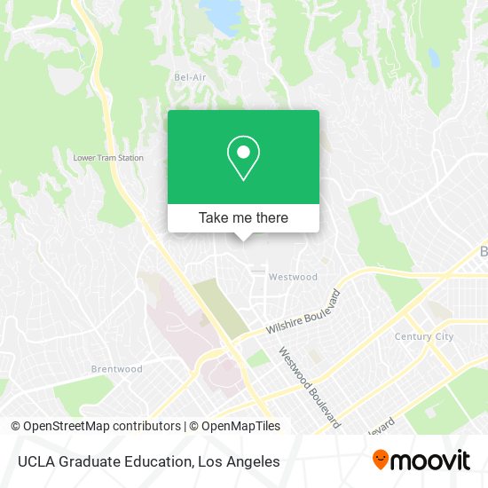 Mapa de UCLA Graduate Education