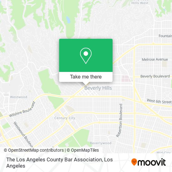 Mapa de The Los Angeles County Bar Association