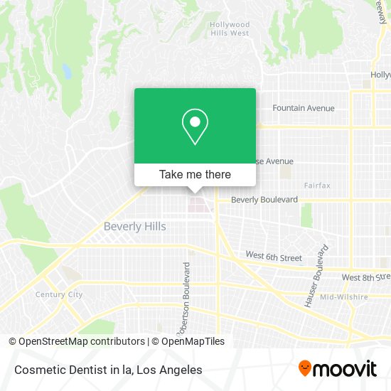 Cosmetic Dentist in la map