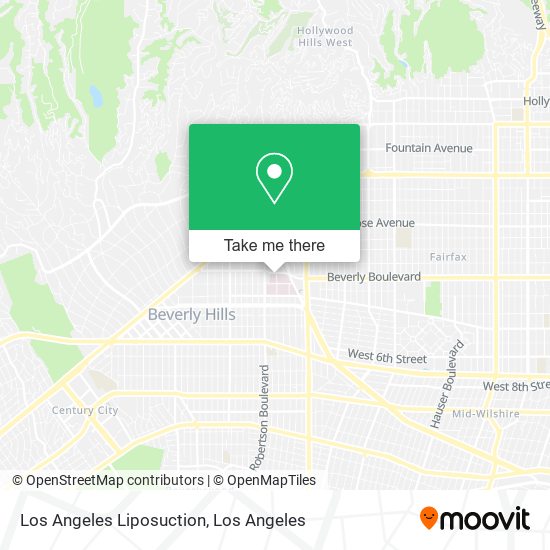 Mapa de Los Angeles Liposuction
