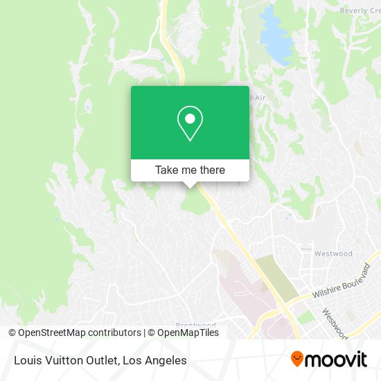 Louis Vuitton Outlet map