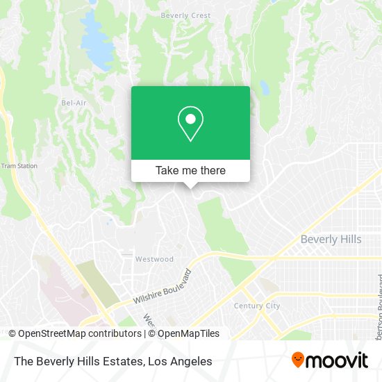 The Beverly Hills Estates map