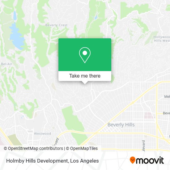 Holmby Hills Development map