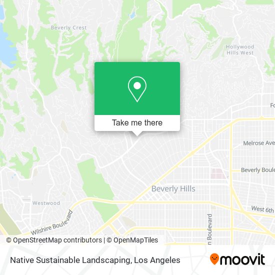 Native Sustainable Landscaping map