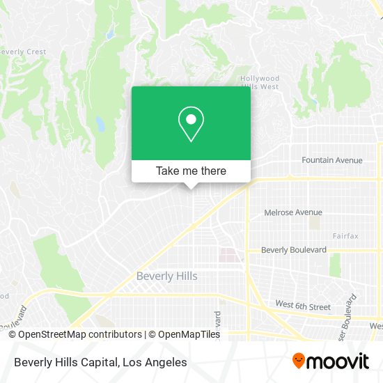 Mapa de Beverly Hills Capital