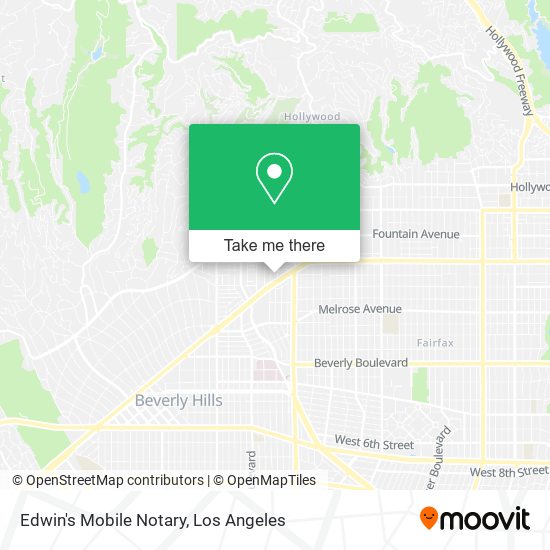 Edwin's Mobile Notary map