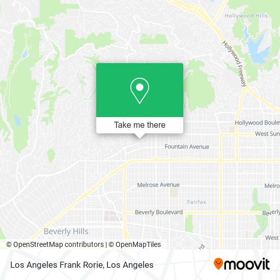 Mapa de Los Angeles Frank Rorie