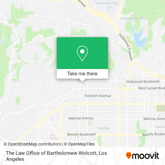 Mapa de The Law Office of Bartholomew Wolcott