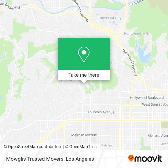 Mowglis Trusted Movers map