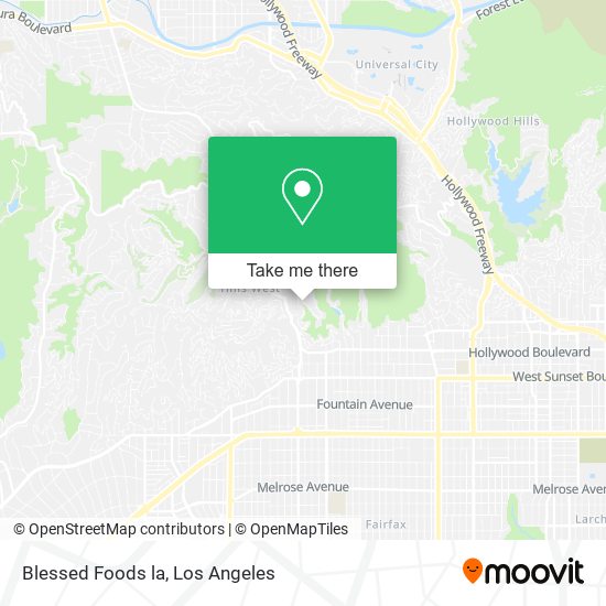 Blessed Foods la map