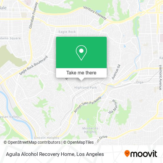 Aguila Alcohol Recovery Home map