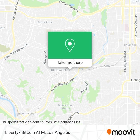 Mapa de Libertyx Bitcoin ATM