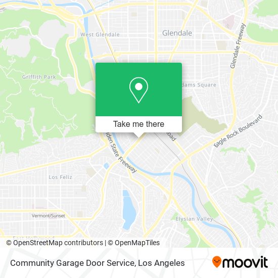 Community Garage Door Service map