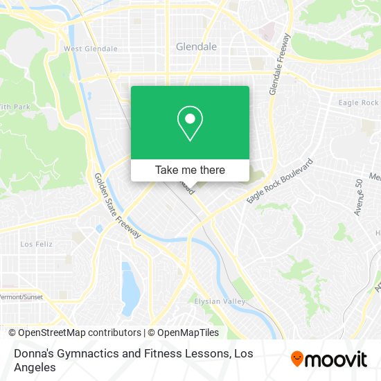 Donna's Gymnactics and Fitness Lessons map