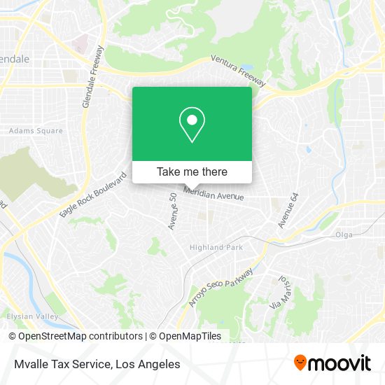 Mvalle Tax Service map