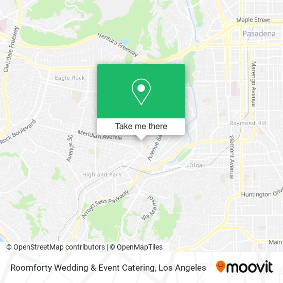 Roomforty Wedding & Event Catering map