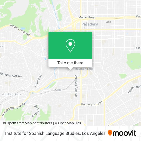 Institute for Spanish Language Studies map