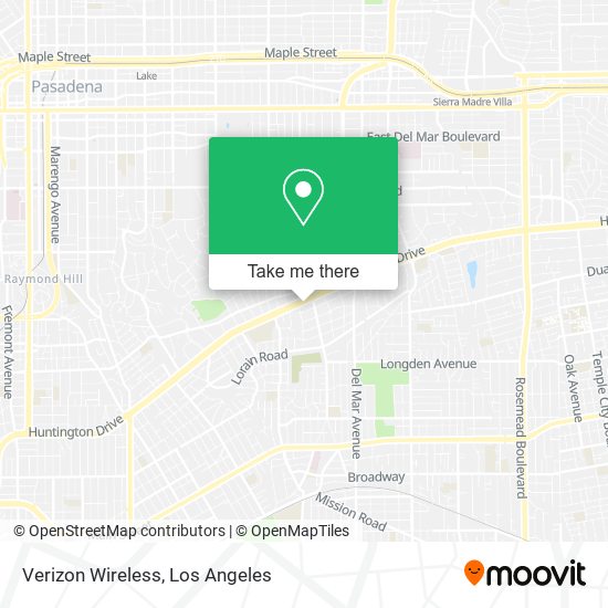 Verizon Wireless map