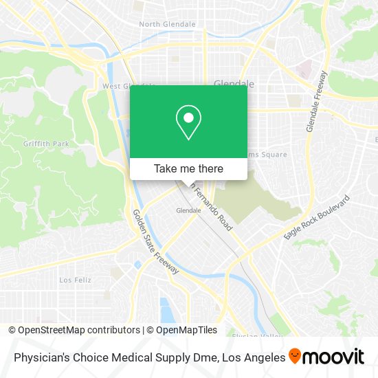 Physician's Choice Medical Supply Dme map