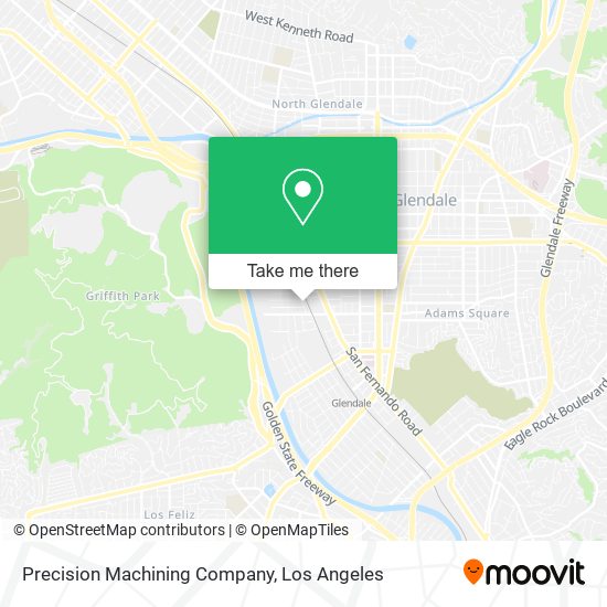 Mapa de Precision Machining Company