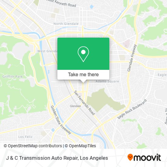 J & C Transmission Auto Repair map