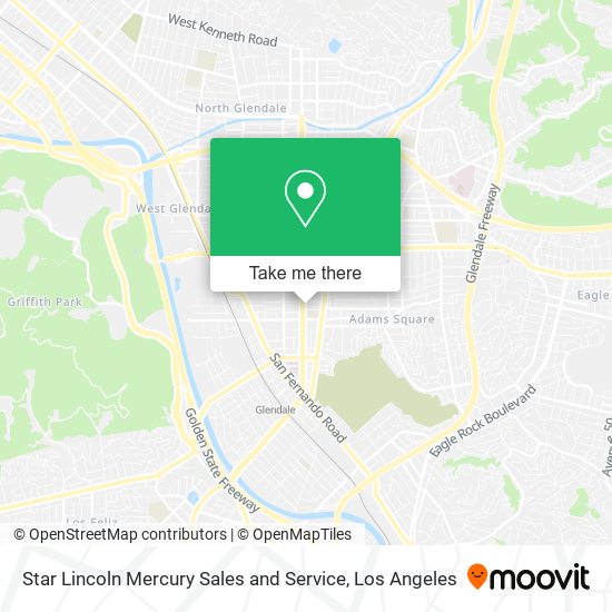 Mapa de Star Lincoln Mercury Sales and Service