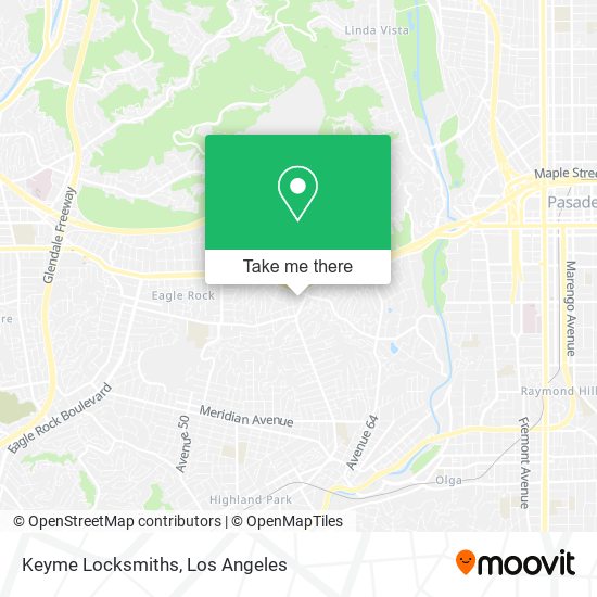 Mapa de Keyme Locksmiths