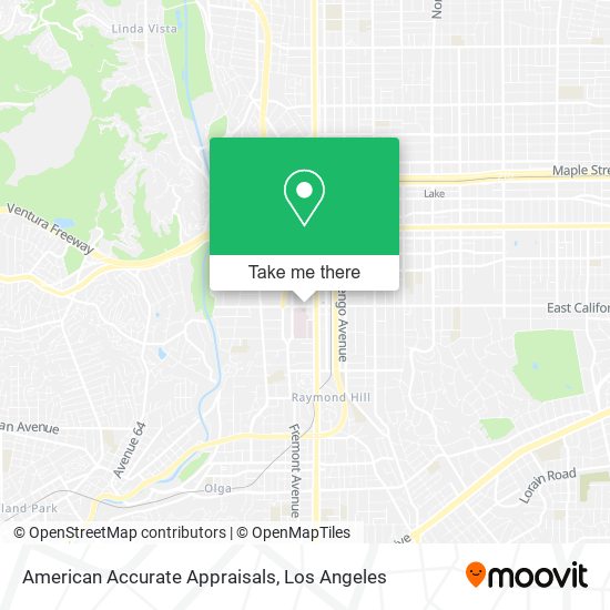 American Accurate Appraisals map