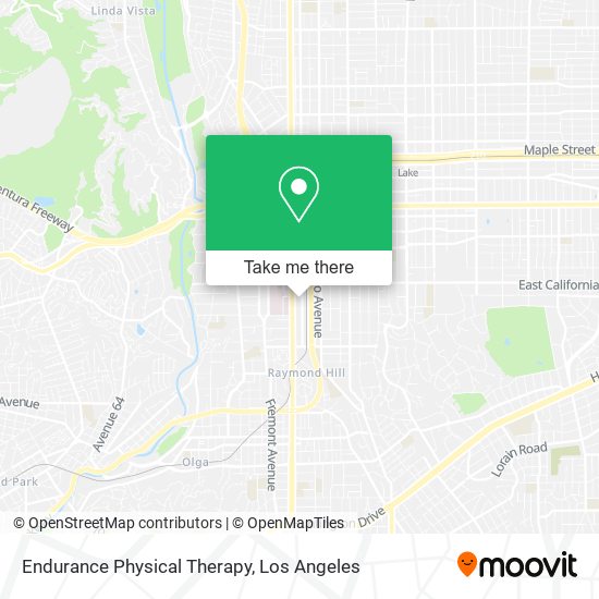 Mapa de Endurance Physical Therapy
