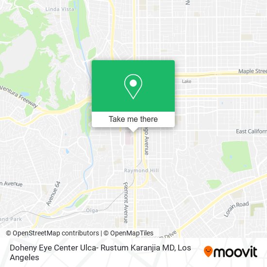 Mapa de Doheny Eye Center Ulca- Rustum Karanjia MD