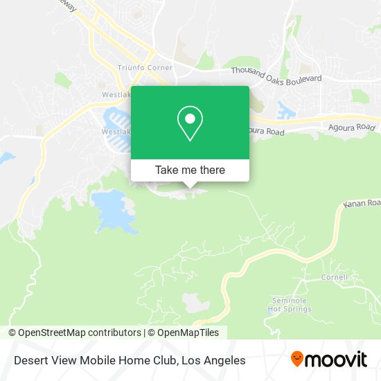 Mapa de Desert View Mobile Home Club