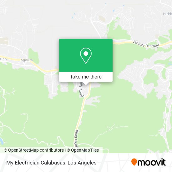 Mapa de My Electrician Calabasas