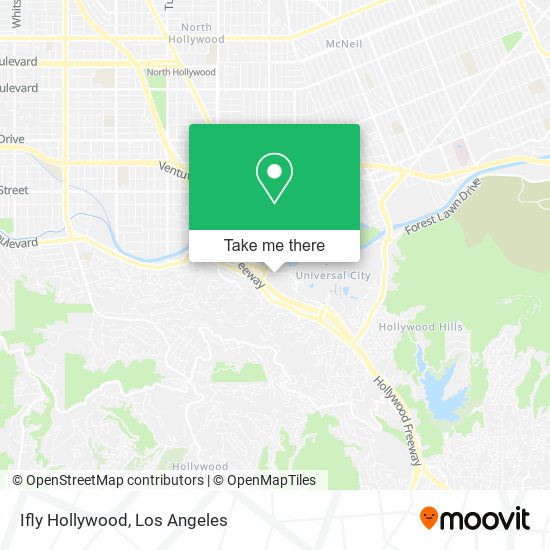 Ifly Hollywood map