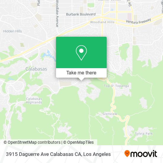 3915 Daguerre Ave Calabasas CA map