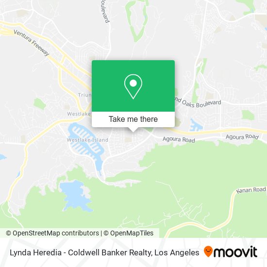 Lynda Heredia - Coldwell Banker Realty map